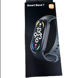 Smart Band 7 bracelet waterproof Watch Black  bracelet NWB Missing Cord